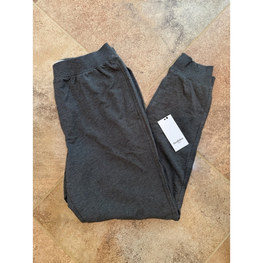 Men's Goodfellow Dark Gray Knot Joggers Size Small NWT Tapered Ultra Soft